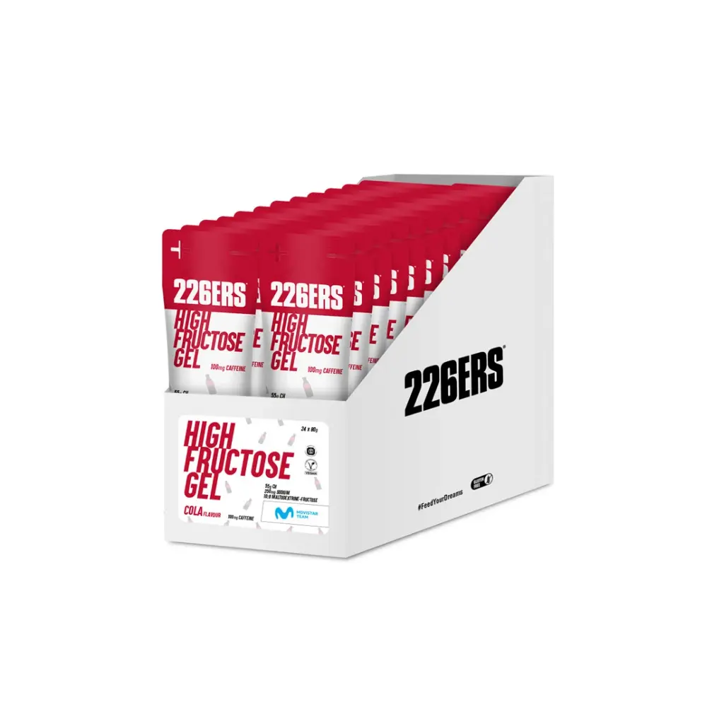 CAJA 24 HIGH FRUCTOSE COLA CAFEINA 80g CON FRUCTOSA