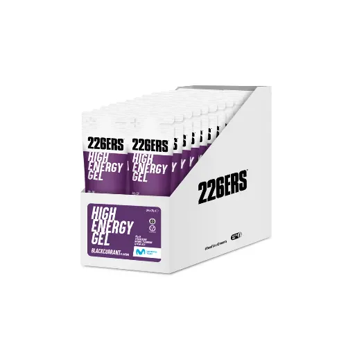 CAJA 24 HIGH ENERGY GROSELLA BCAA GEL 76g