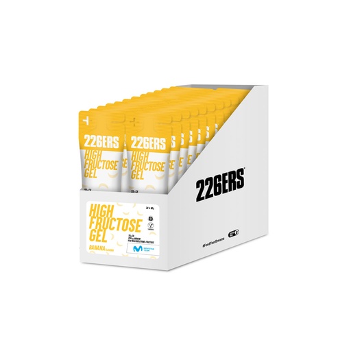 CAJA 24 HIGH FRUCTOSE PLÁTANO 80g CON FRUCTOSA